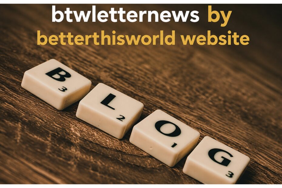 btwletternews by betterthisworld website